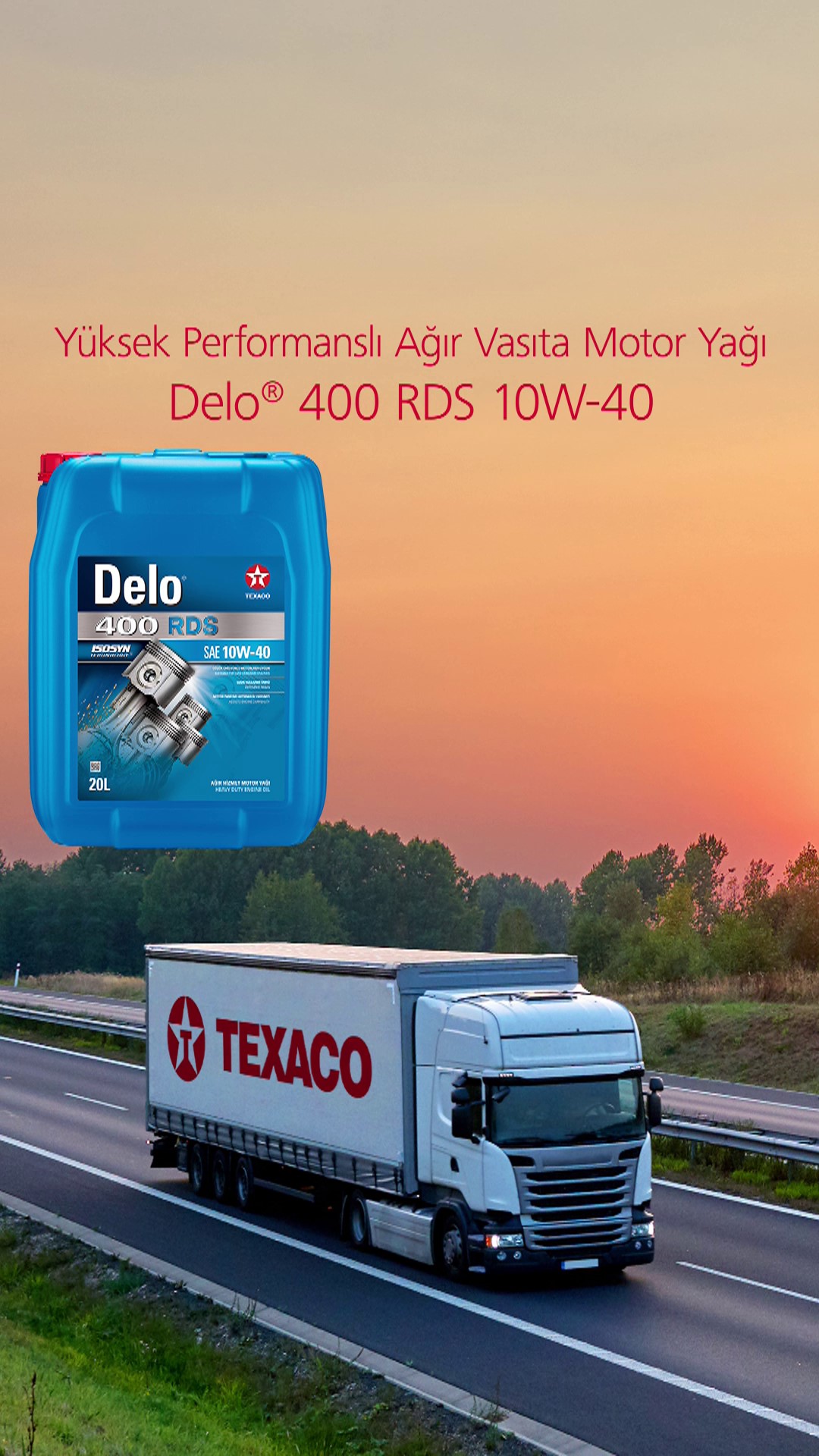 Turkish Rds40 TEXACO Delo 400 RDS 10W-40 - Apet Petrol