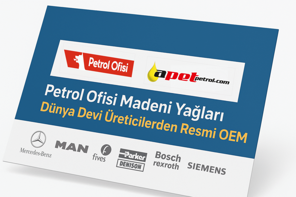 Petrol Ofisi Madeni Yağları – Dünya Devlerinden Resmi Onaylı Ürünler